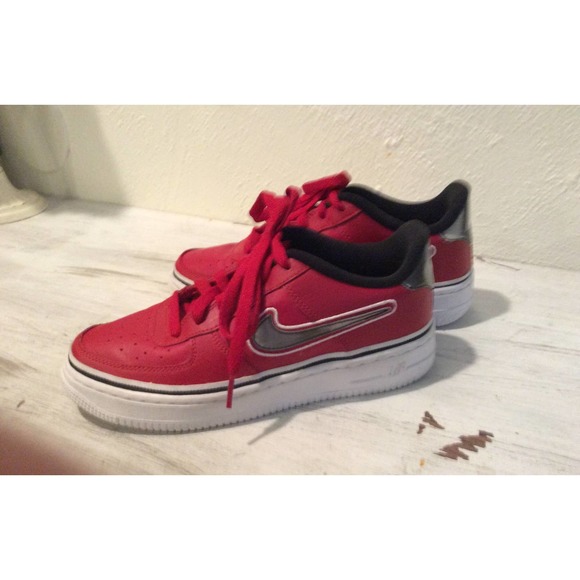 Nike Air Force 1 07 LV8 Sport NBA Varsity Red low top AJ7748-600 Size 5.5 YOUTH main image 7